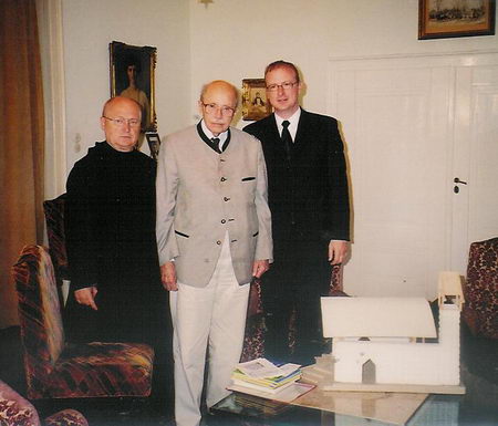 Mit Pater Notker OSB und Dr. Otto von Habsburg